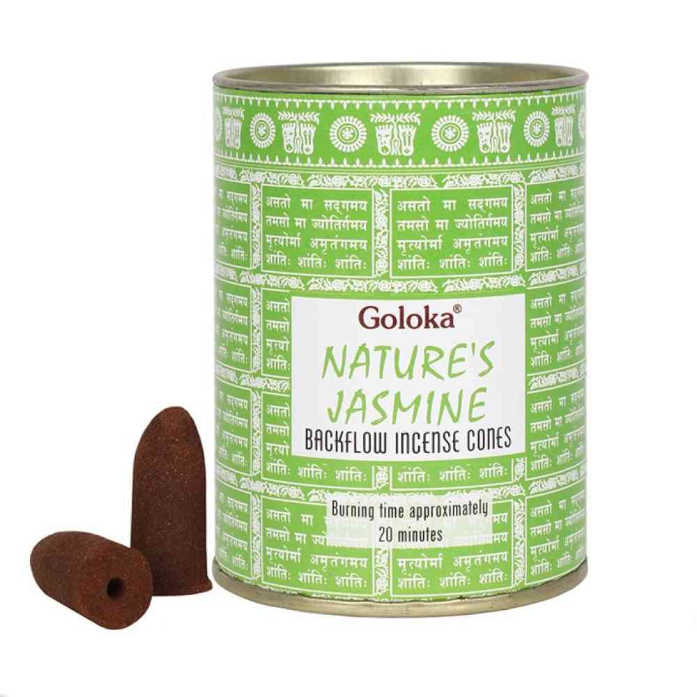 Something Different - Goloka Jasmine Wierookkegels - Backflow - Groen